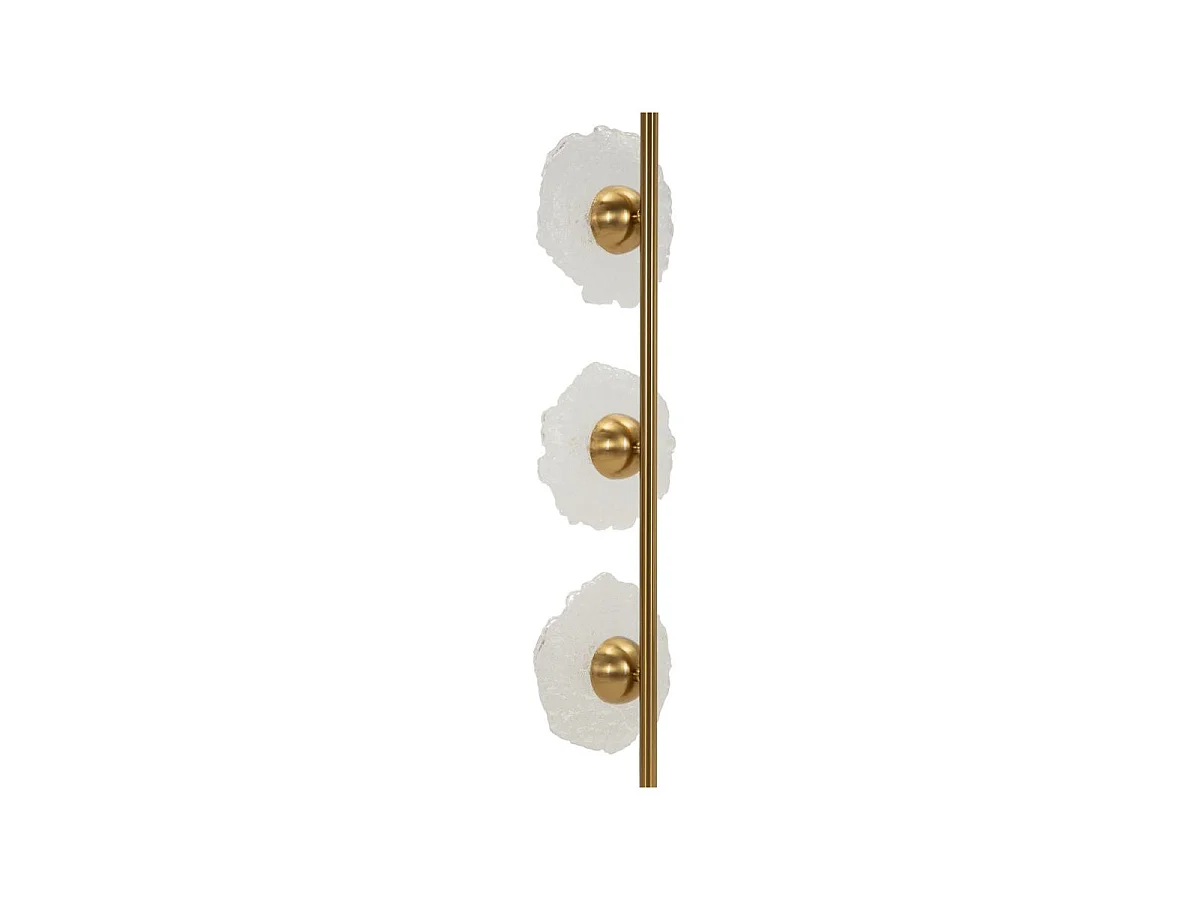 Suspension Verticale Design "Emily" 110cm Or & Transparent