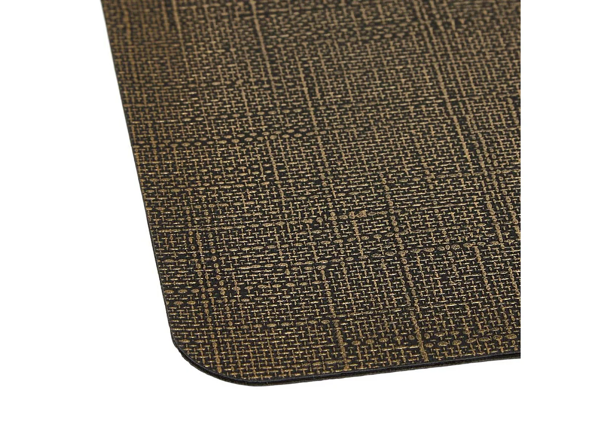 Set de Table Rectangulaire "Esmée" 30x45cm Noir