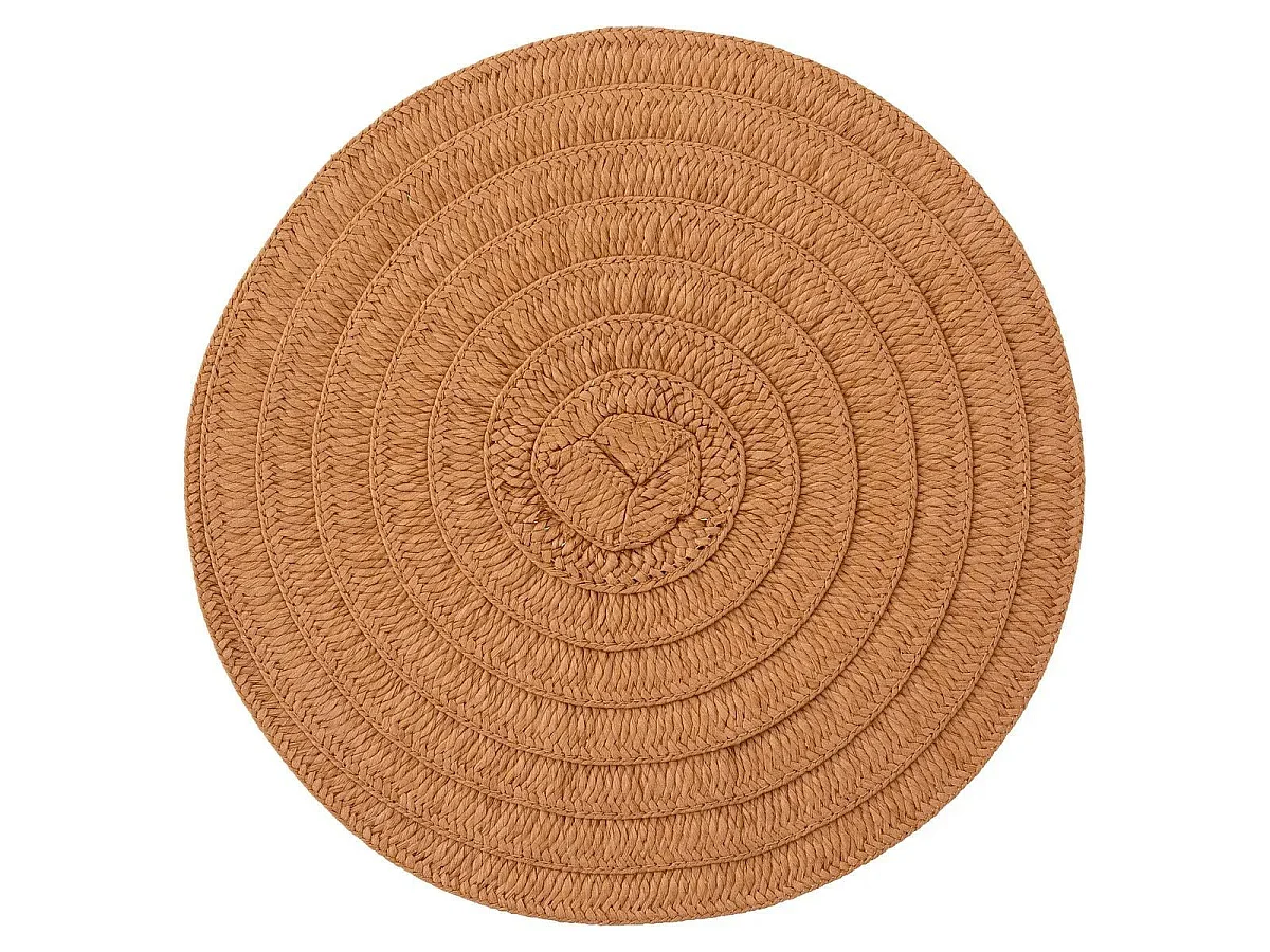 Set de Table Déco "Olivia" 38cm Marron Camel