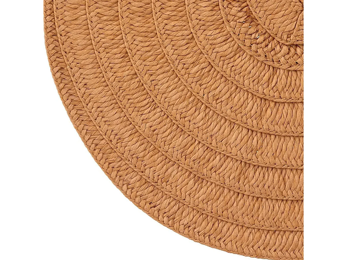 Set de Table Déco "Olivia" 38cm Marron Camel