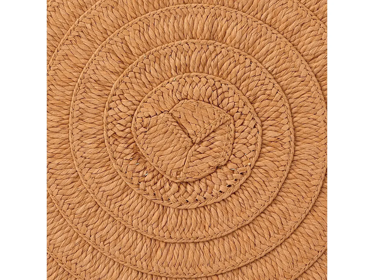 Set de Table Déco "Olivia" 38cm Marron Camel