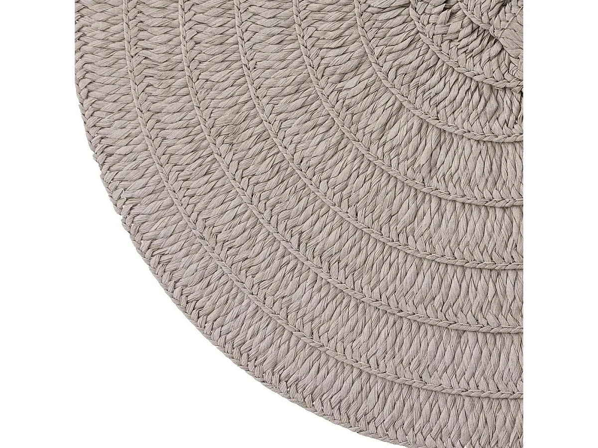 Set de Table Déco "Olivia" 38cm Gris Clair
