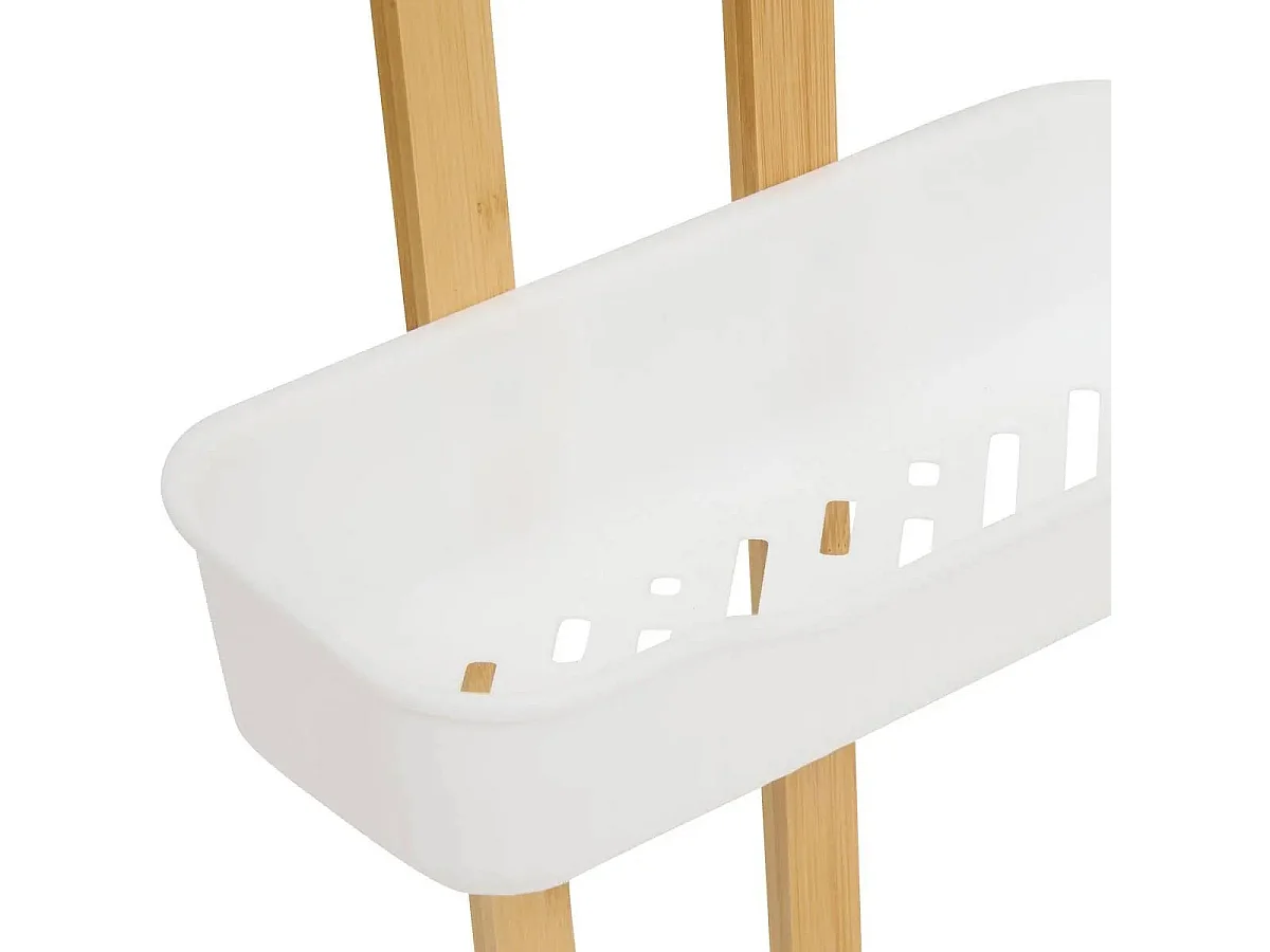 Serviteur de Douche 2 Niveaux "Natureo" 51cm Blanc