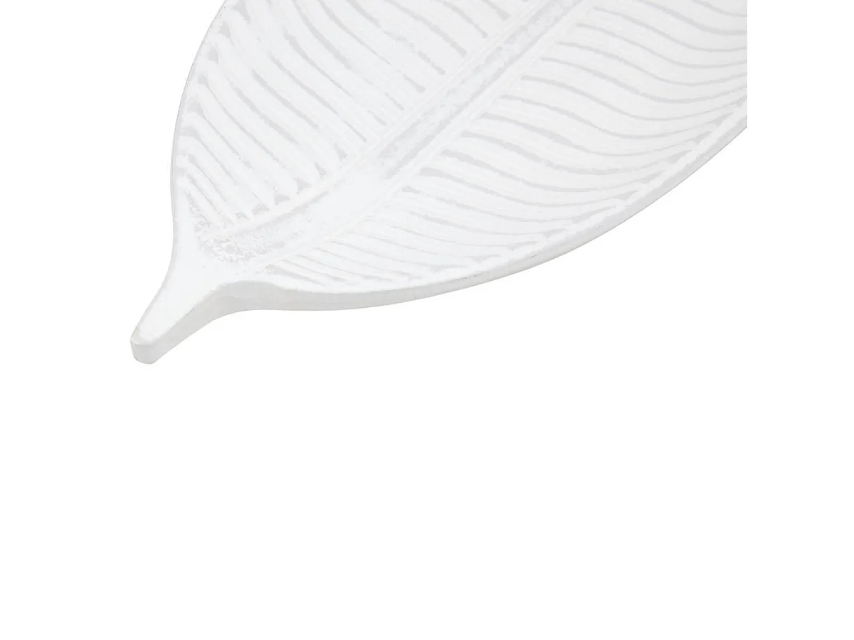 Vide-Poche Feuille "Maïa" 59cm Blanc