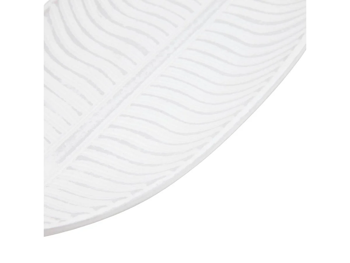 Vide-Poche Feuille "Maïa" 39cm Blanc