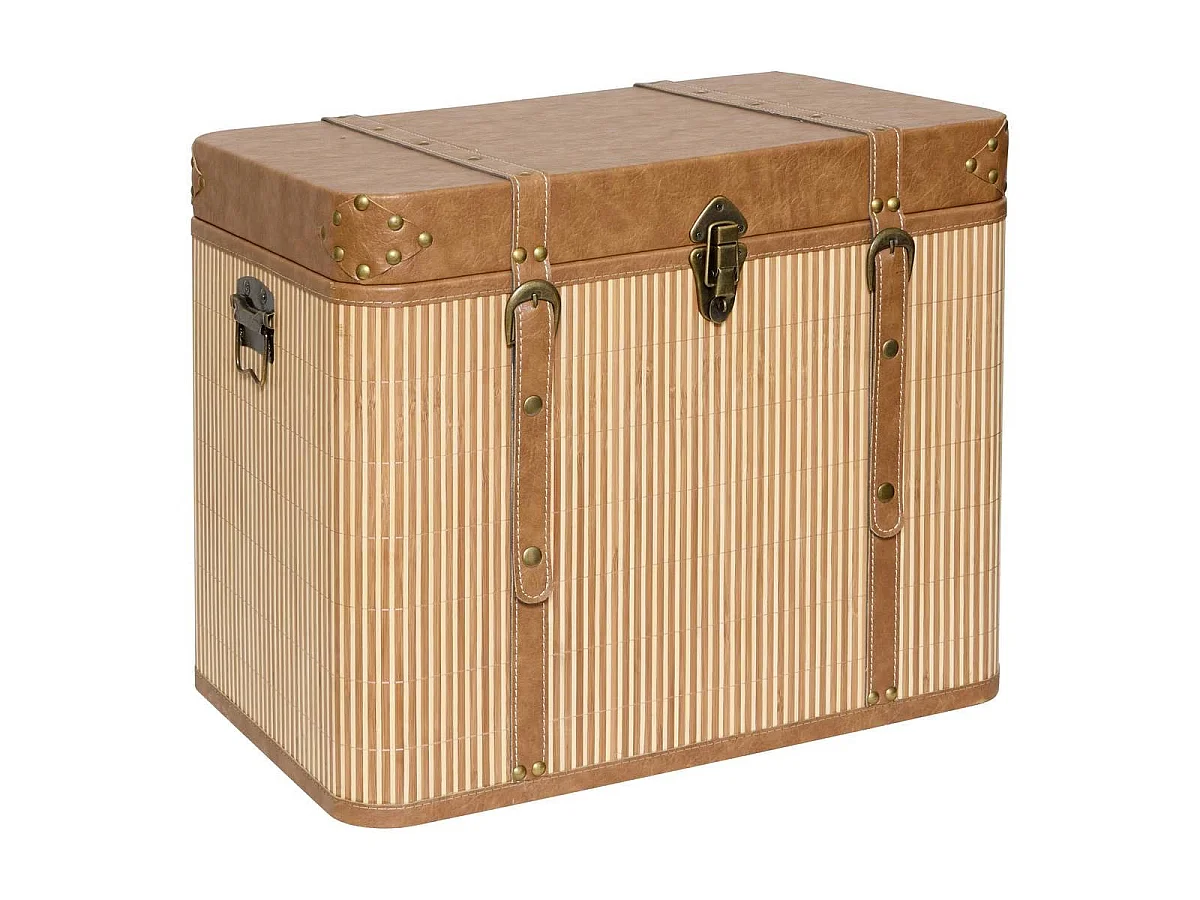 Lot de 3 Malles de Rangement "Sylia" 56cm Naturel
