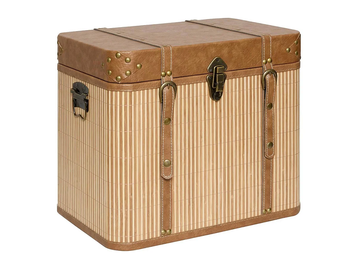 Lot de 3 Malles de Rangement "Sylia" 56cm Naturel