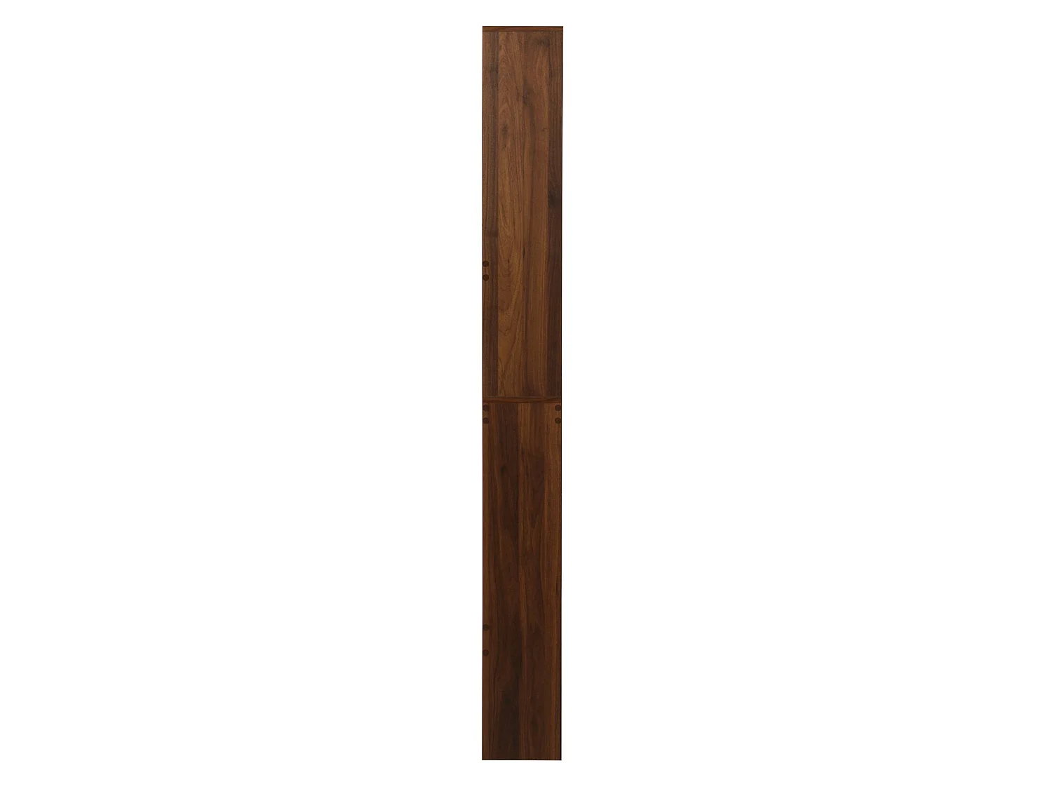 Etagère / Meuble WC Linear avec portes coulissantes. 3 espaces de rangement. noyer. 64 x 20 x 180 cm
