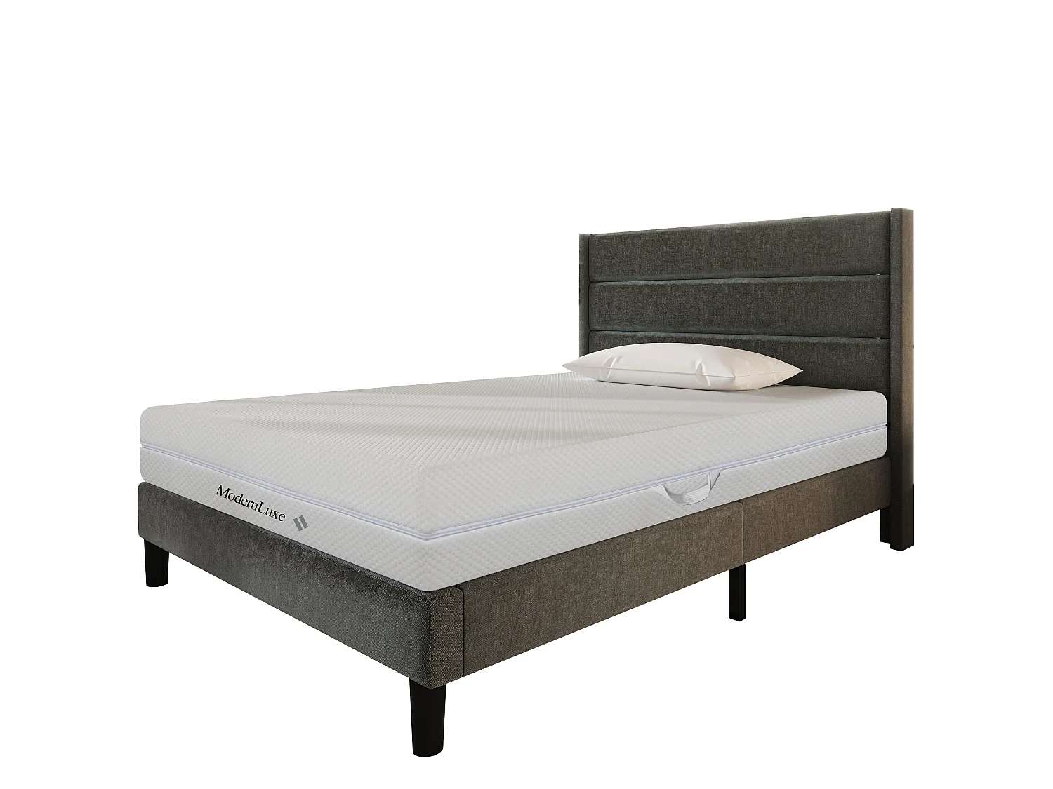 Cold foam mattress 90x200, 7 zones, 20 cm high, H3, with handles and washable zipped cover