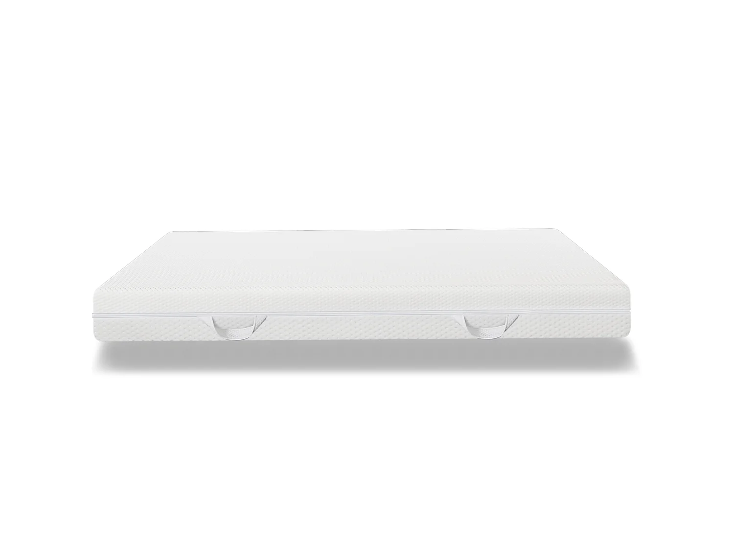 Matelas mousse froide 180x200, 7 zones, 20 cm, H3, poignées, housse lavable zippée, climatique