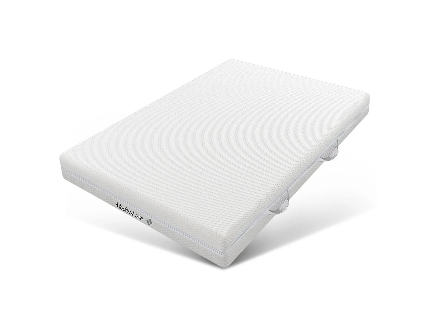 Matelas mousse froide 180x200, 7 zones, 20 cm, H3, poignées, housse lavable zippée, climatique