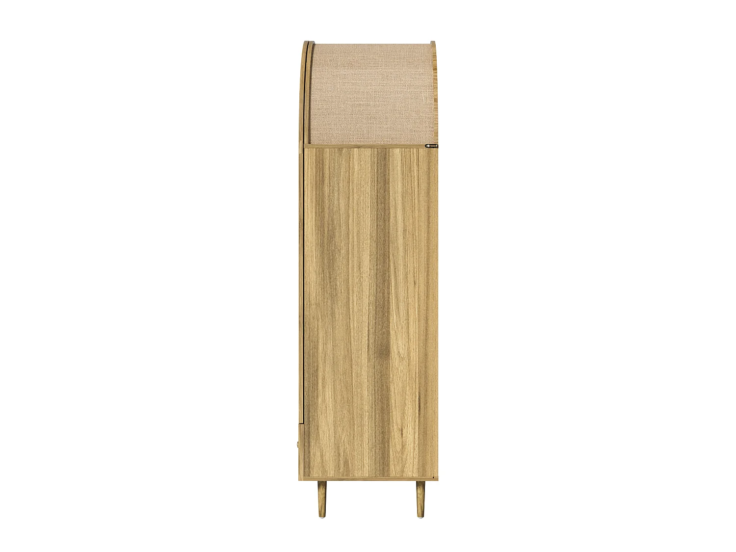 Armoire à tiroirs, portes bois lin, grand rangement, armoire chambre, rangement moderne.