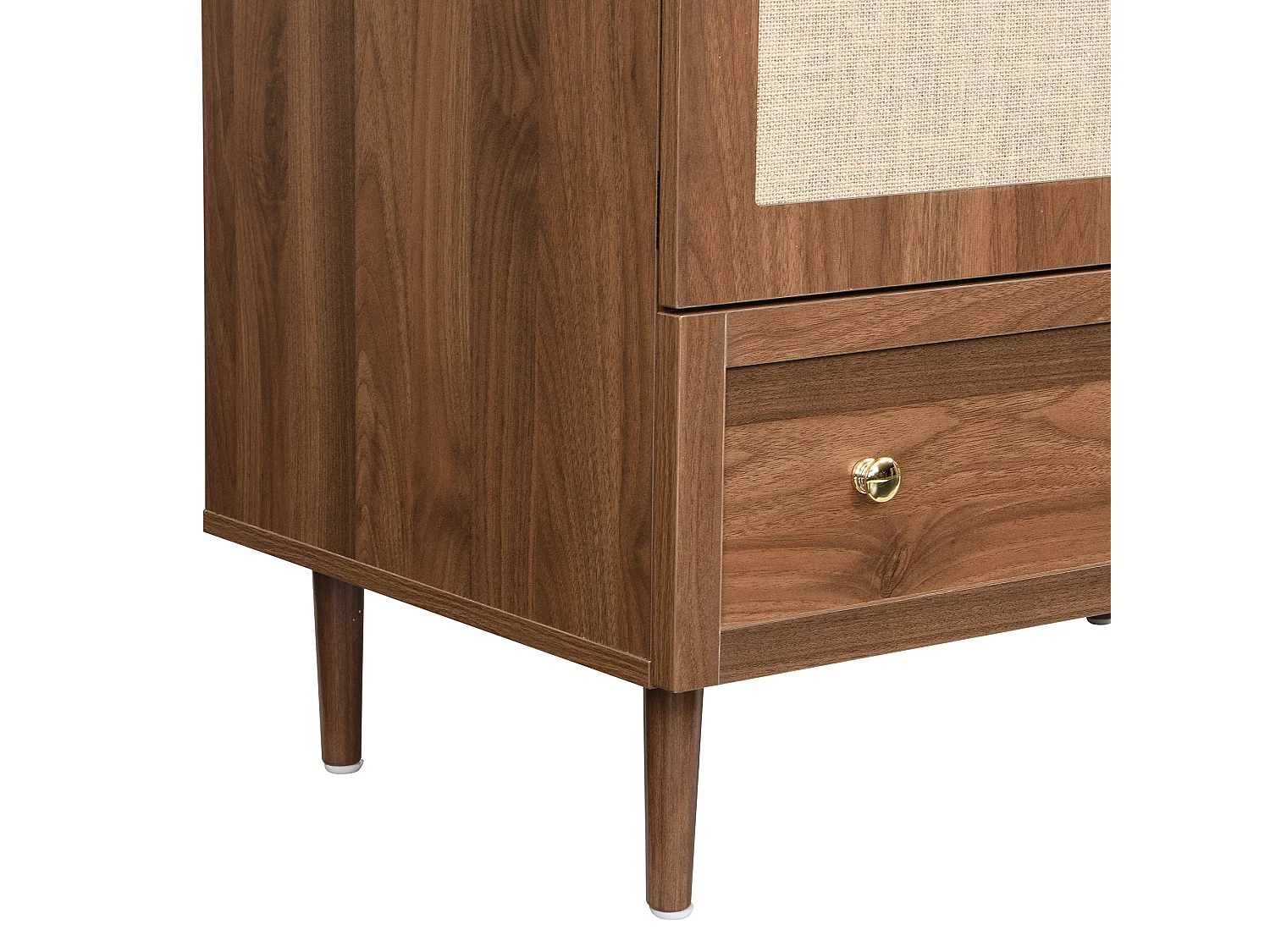Armoire à tiroirs, portes bois lin, grand rangement, armoire chambre, rangement moderne.