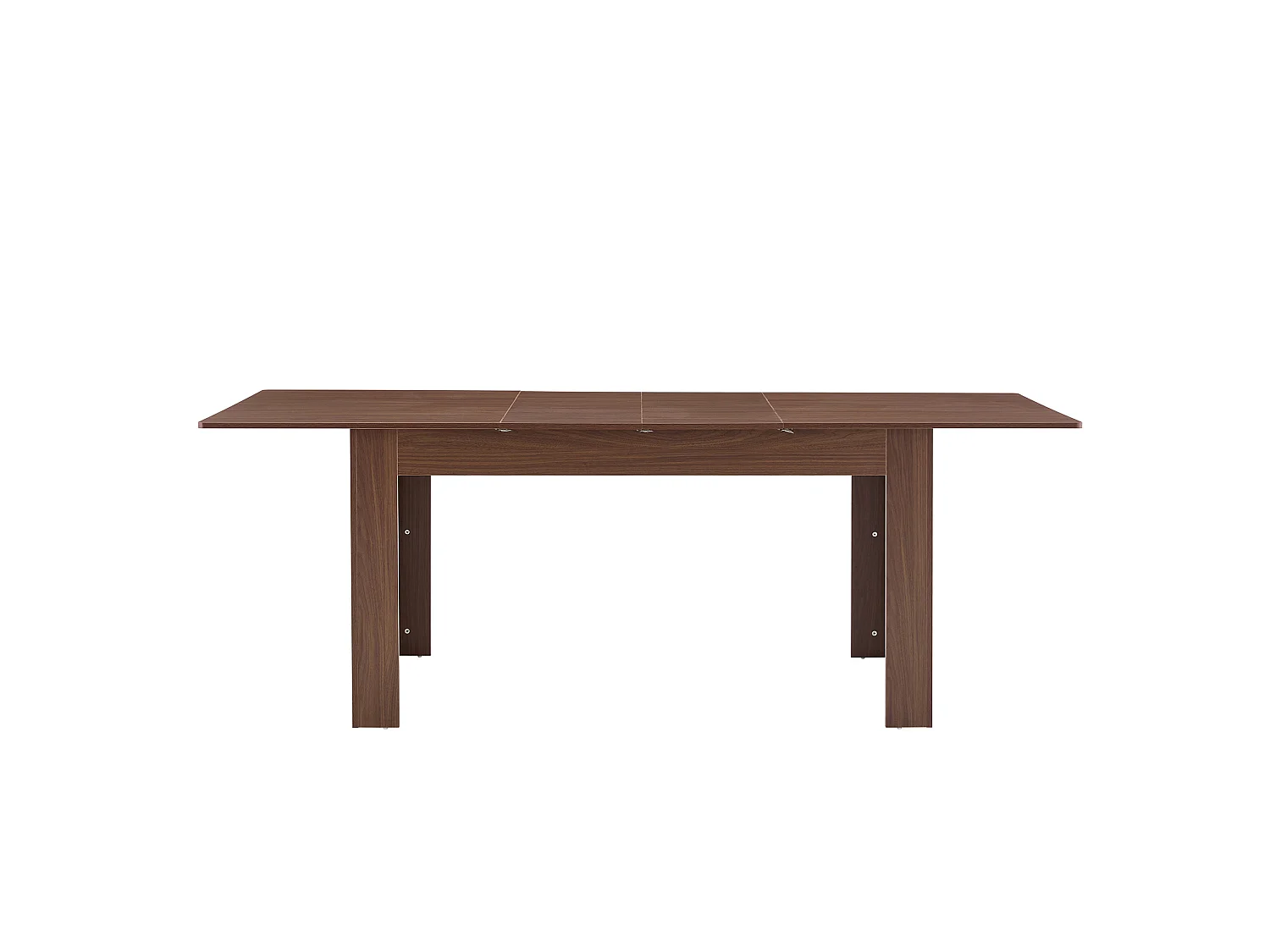Table à manger extensible 149.8-220 x 89 cm pour 4-6 personnes - Marron