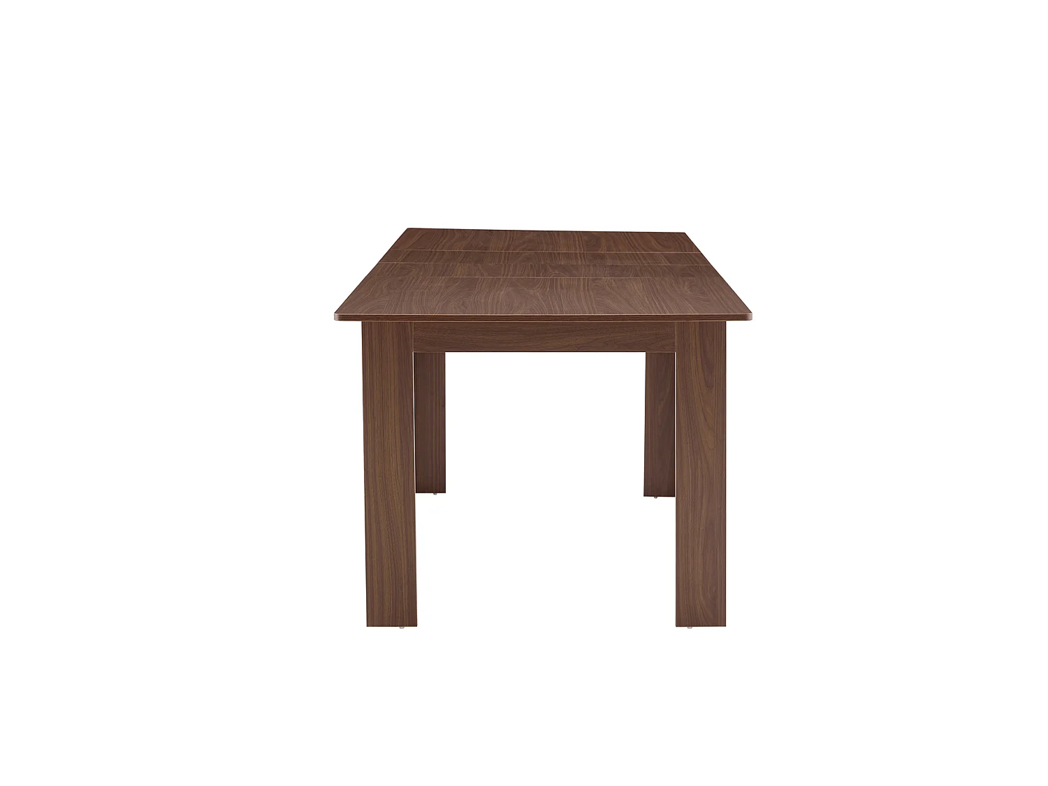Table à manger extensible 149.8-220 x 89 cm pour 4-6 personnes - Marron