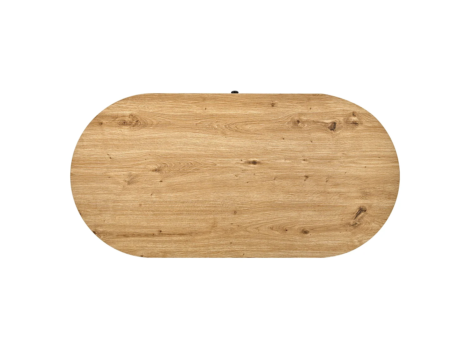 Table basse avec 2 tiroirs et 2 portes coulissantes - Naturel clair