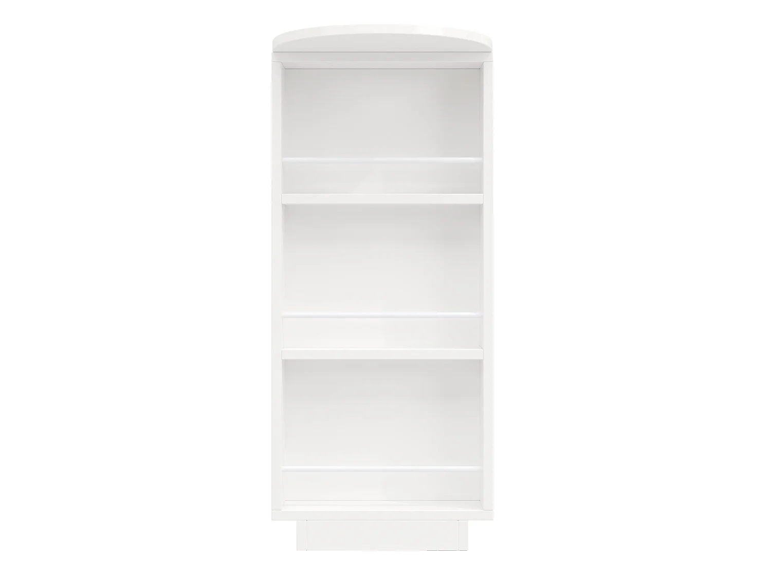Mesa de bar extensível e giratória com 2 gavetas, 2 portas e iluminação LED - Branca