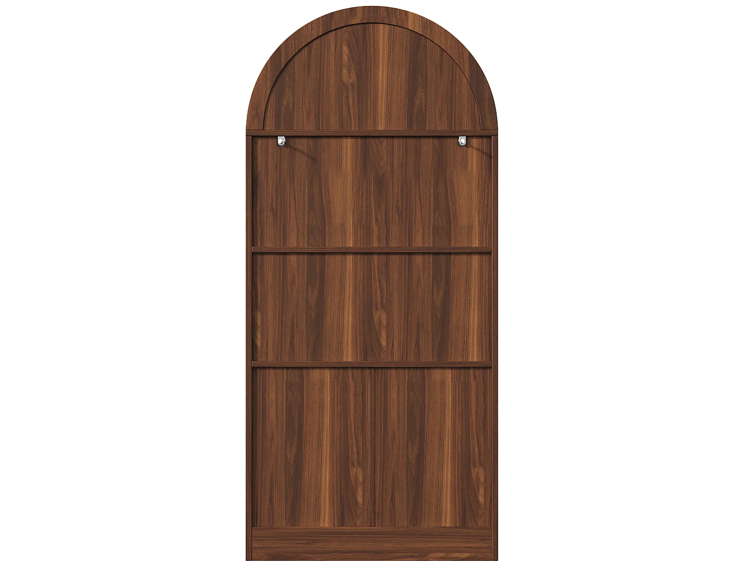 Skänk, 160x40x175 cm, brun, med 2 lådor och 2 glasdörrar
