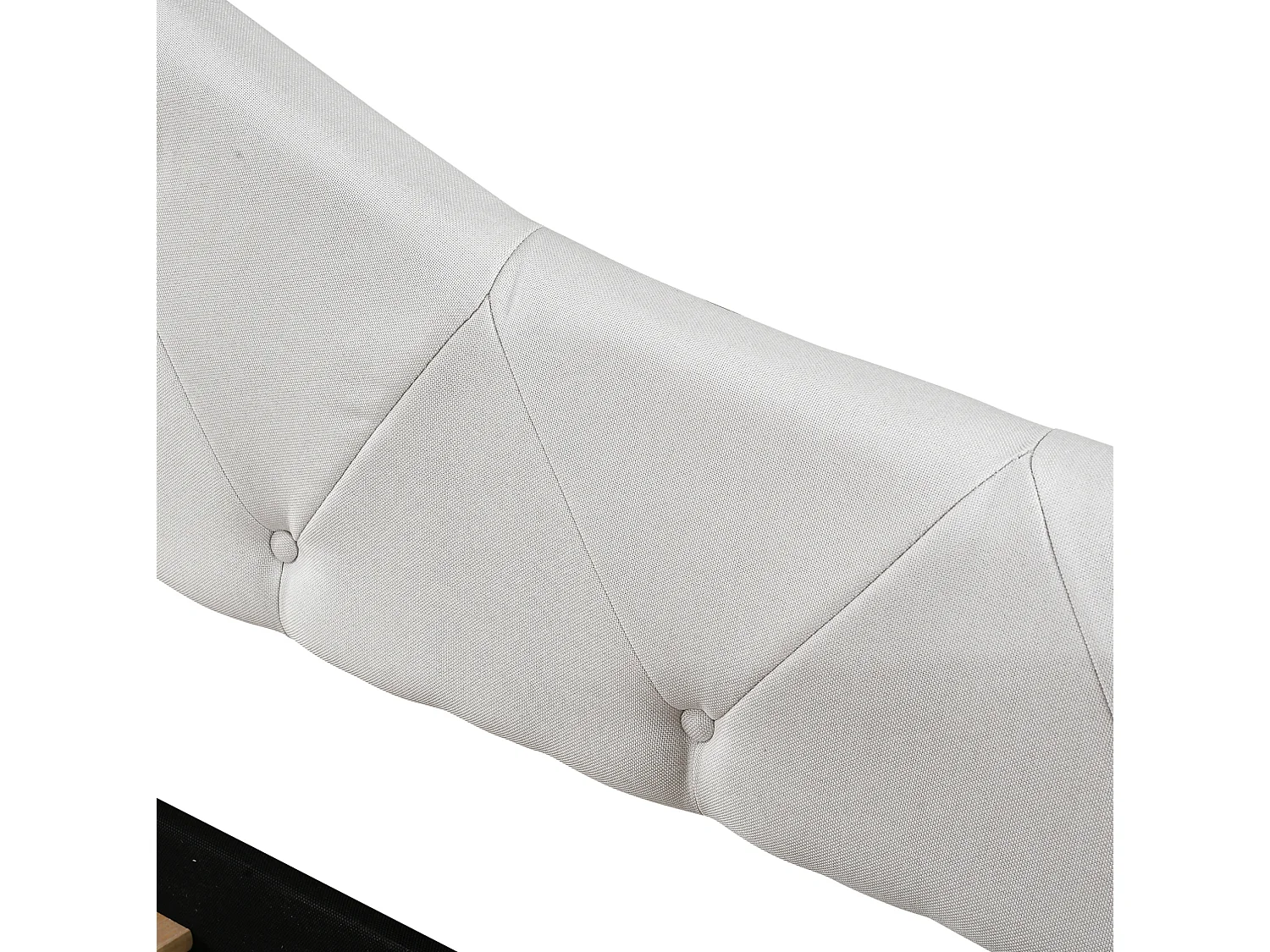 Dagbädd 90 x 200 cm med utdragbar säng 90 x 190 cm - Beige linnetyg