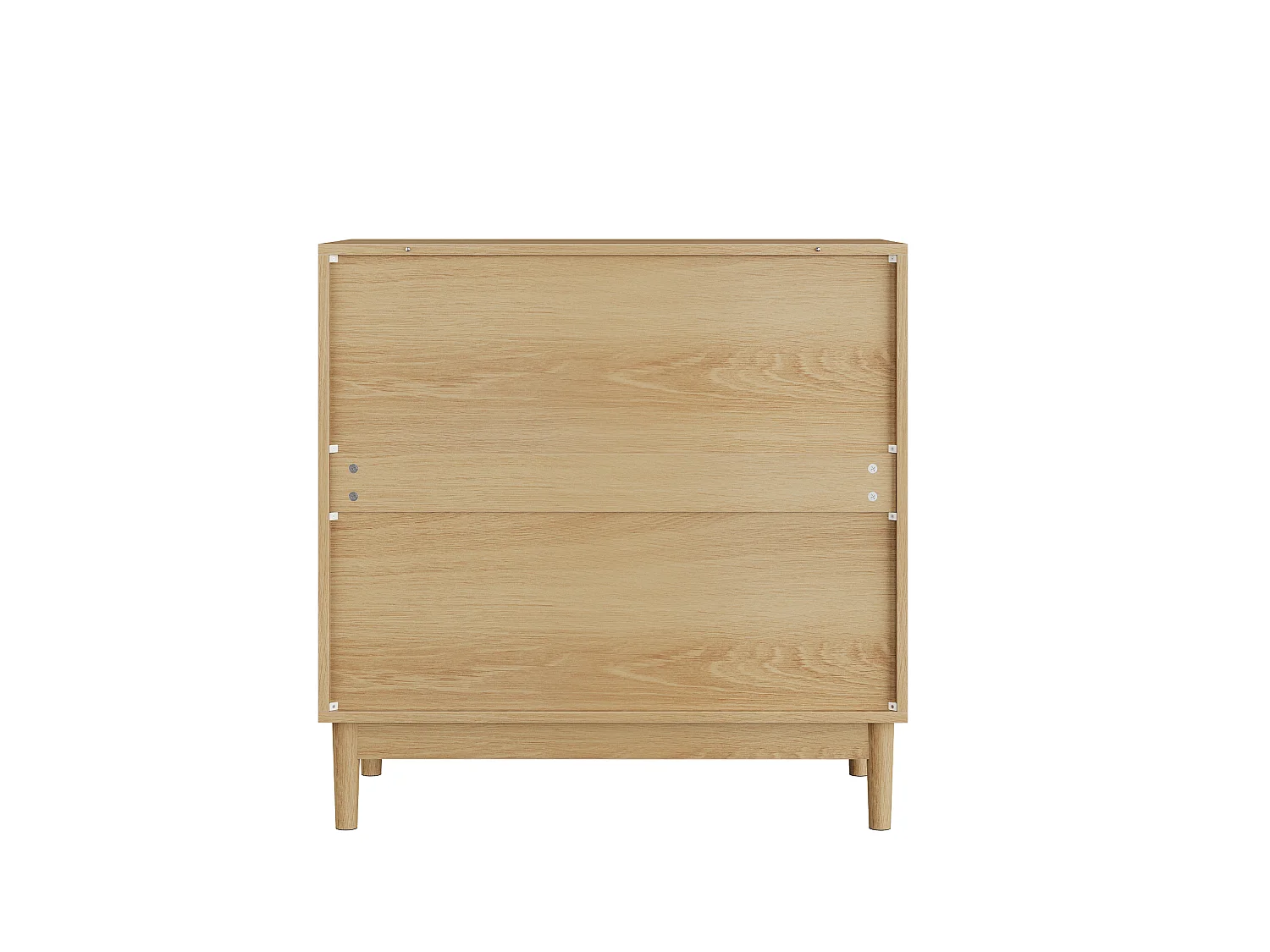 Cassettiera a 3 cassetti, 80x39x80 cm, legno color rovere