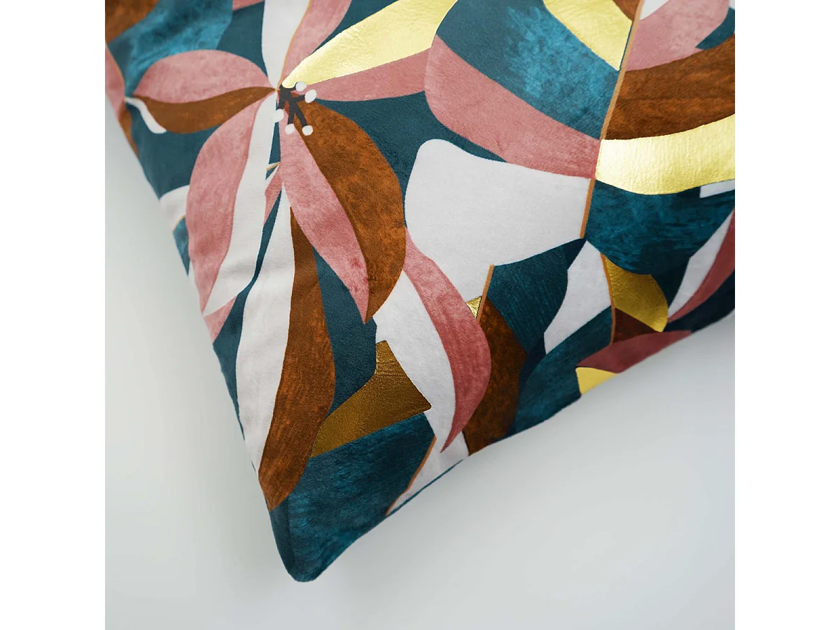 Housse de Coussin Imprimée "Rosia" 40x40cm Multicolore