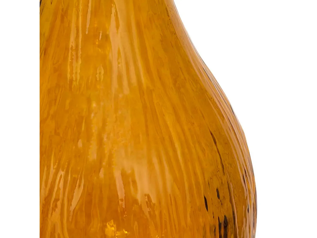 Vase en Verre Recyclé "Caria" 75cm Jaune