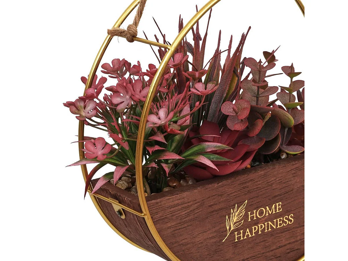 Plante Artificielle à Suspendre "Krist" 20cm Marron