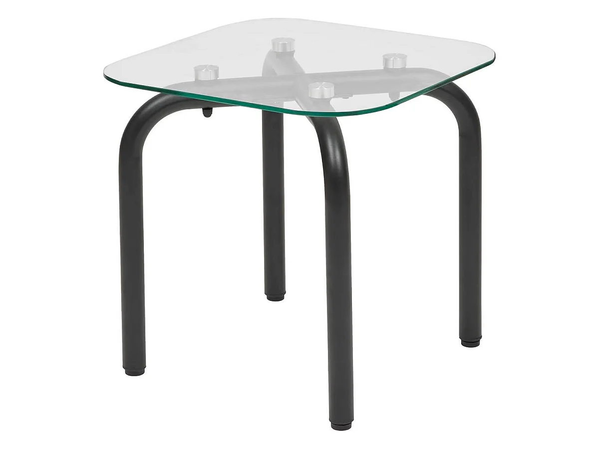 Lot de 2 Tables d'Appoint "Hecate" 50cm Noir
