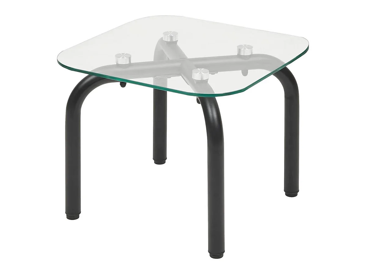 Lot de 2 Tables d'Appoint "Hecate" 50cm Noir