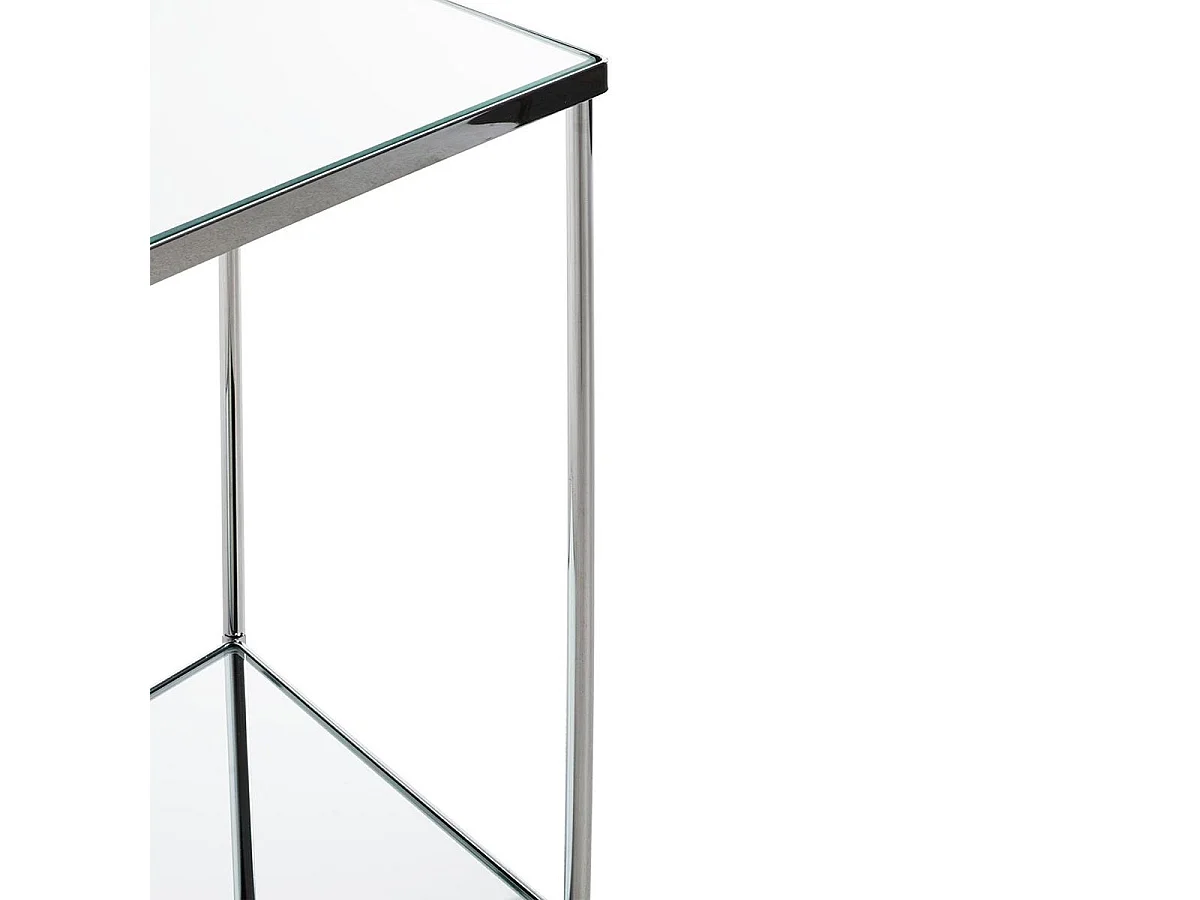 Sellette Design Carrée "Palace" 66cm Chrome