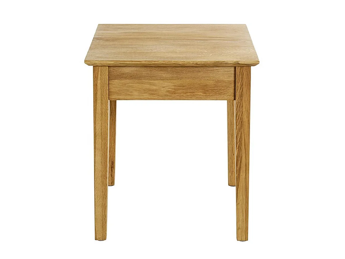 Table d'Appoint en Bois "Mani" 52cm Chêne