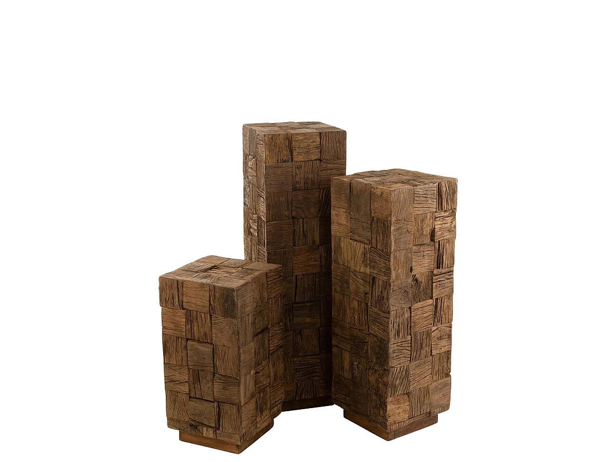 Sellette Déco en Bois "Evasion" 105cm Marron