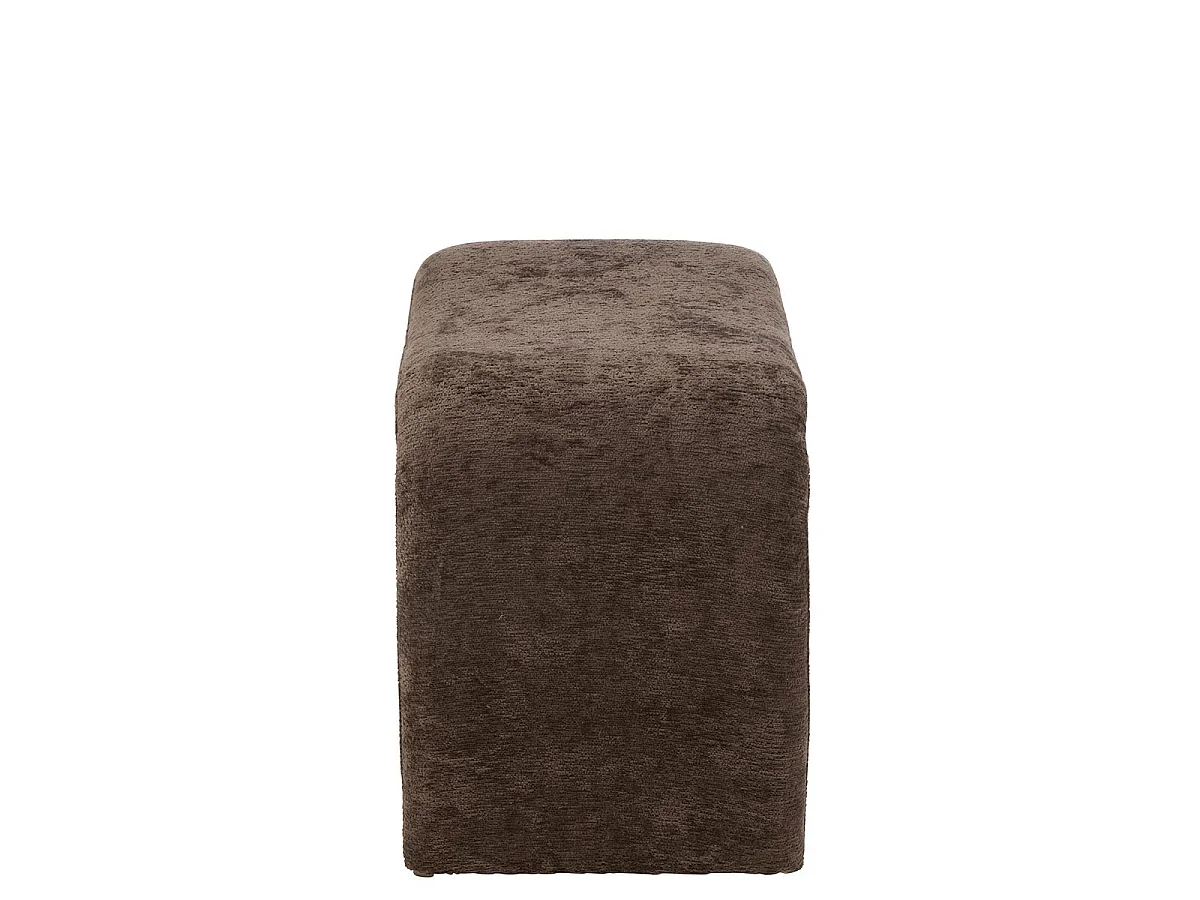 Pouf Design "Anise" 61cm Marron Foncé