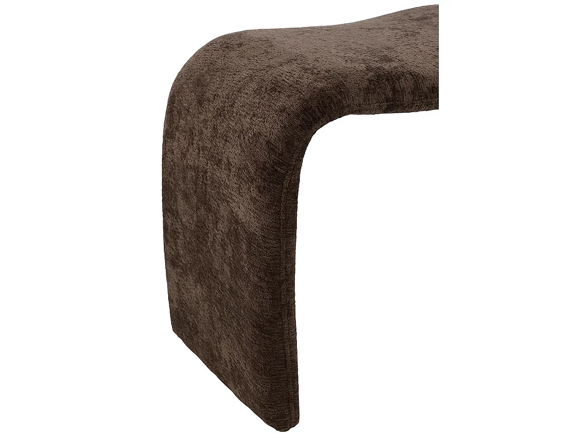 Pouf Design "Anise" 61cm Marron Foncé