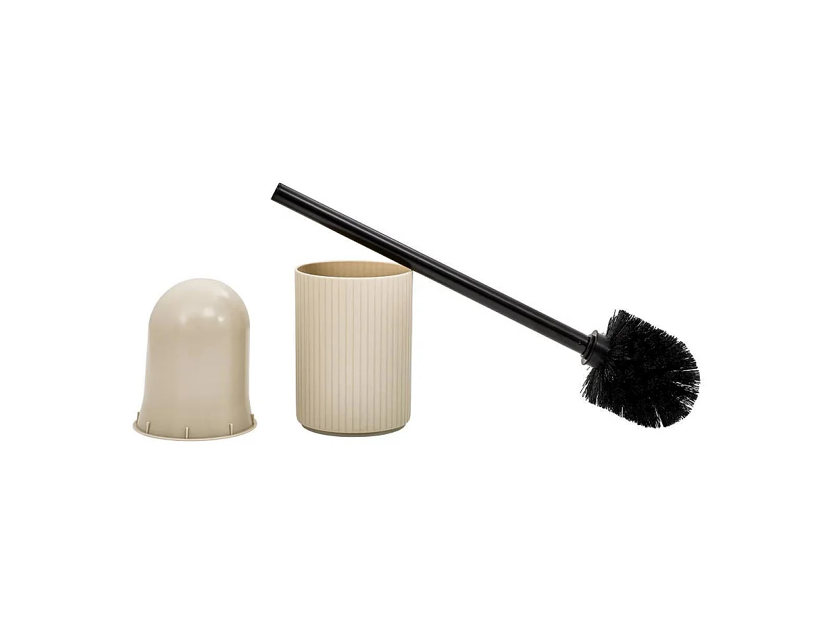 Brosse WC Design "Abraham" 39cm Beige