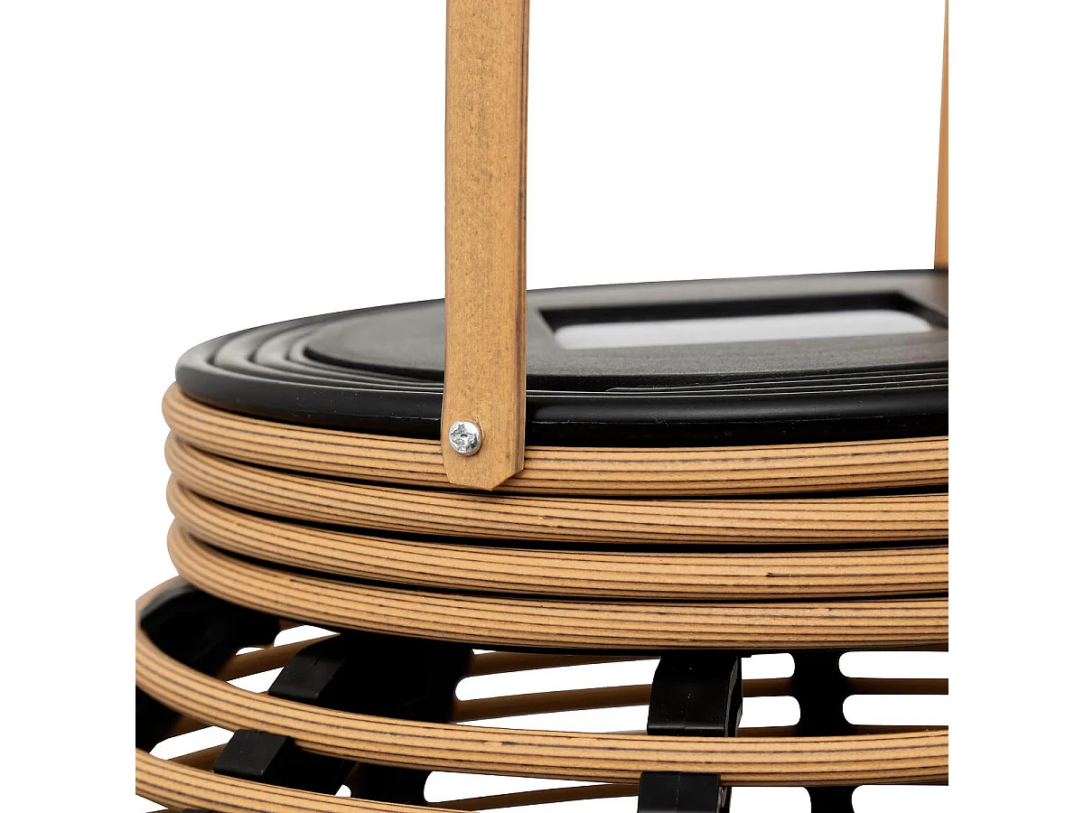 Lanterne Solaire Design "Tany" 43cm Naturel