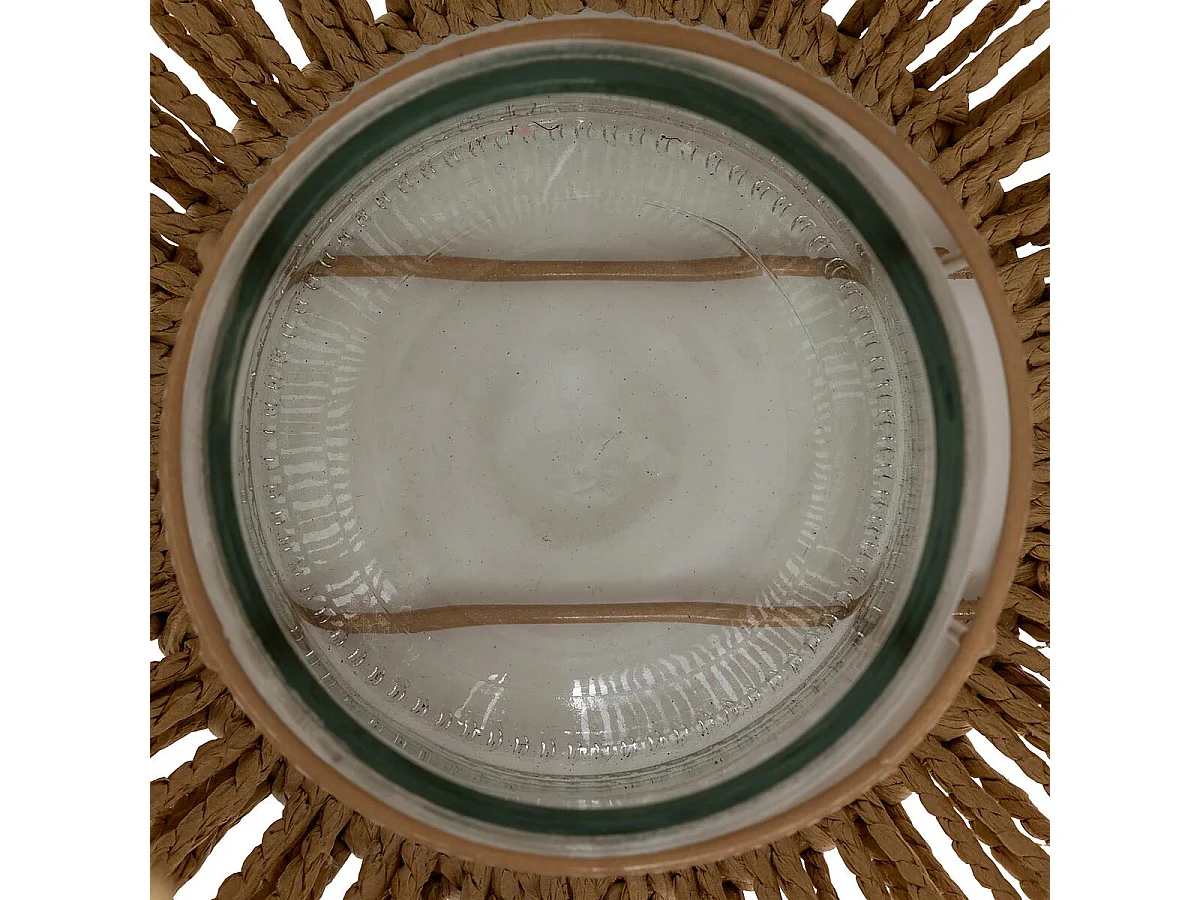 Lanterne Avec Poignée "Ross" 31cm Naturel