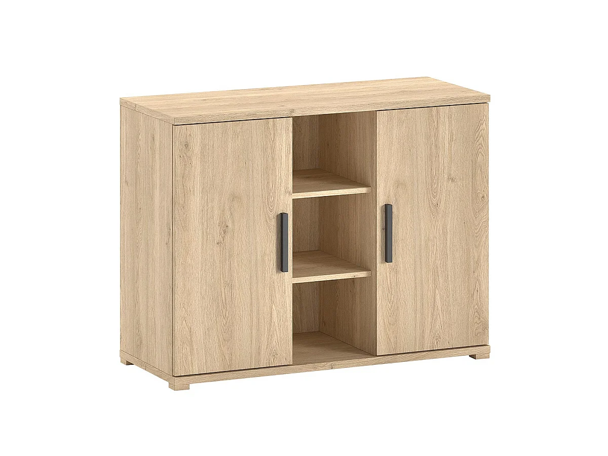 Commode & Plan à Langer "Sam" 115cm Chêne