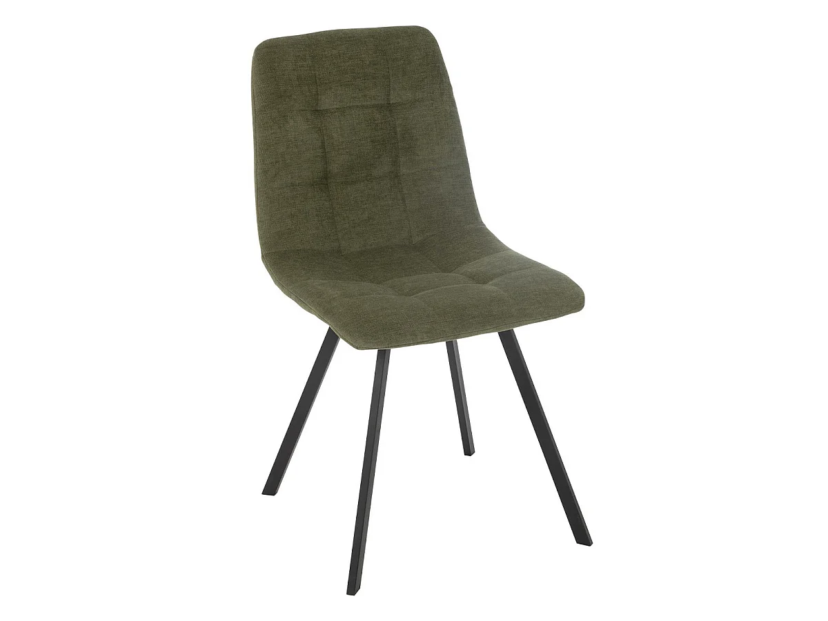 Chaise Matelassée "Clark" 85cm Vert