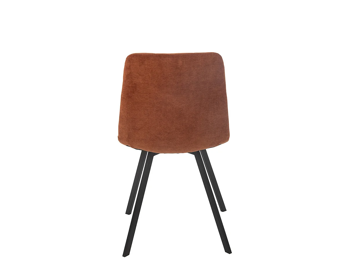 Chaise Matelassée "Clark" 85cm Rouille