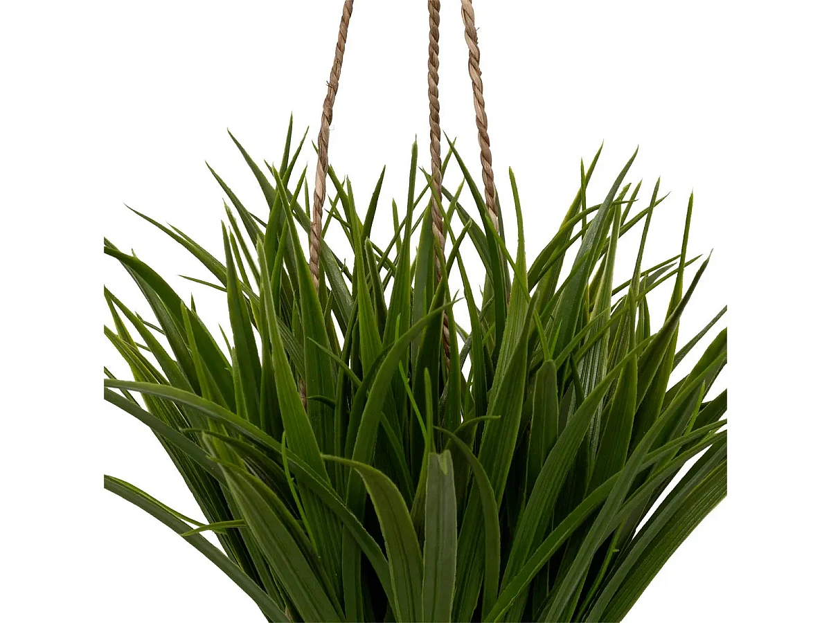 Herbe Artificielle Suspendue "Moda" 27cm Naturel