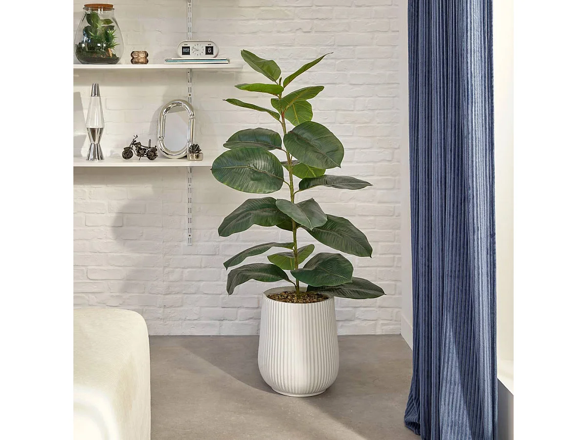 Ficus Artificiel en Pot "Sky" 145cm Vert