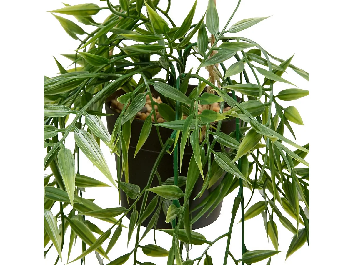 Bambou Artificiel à Suspendre "Liora" 75cm Vert