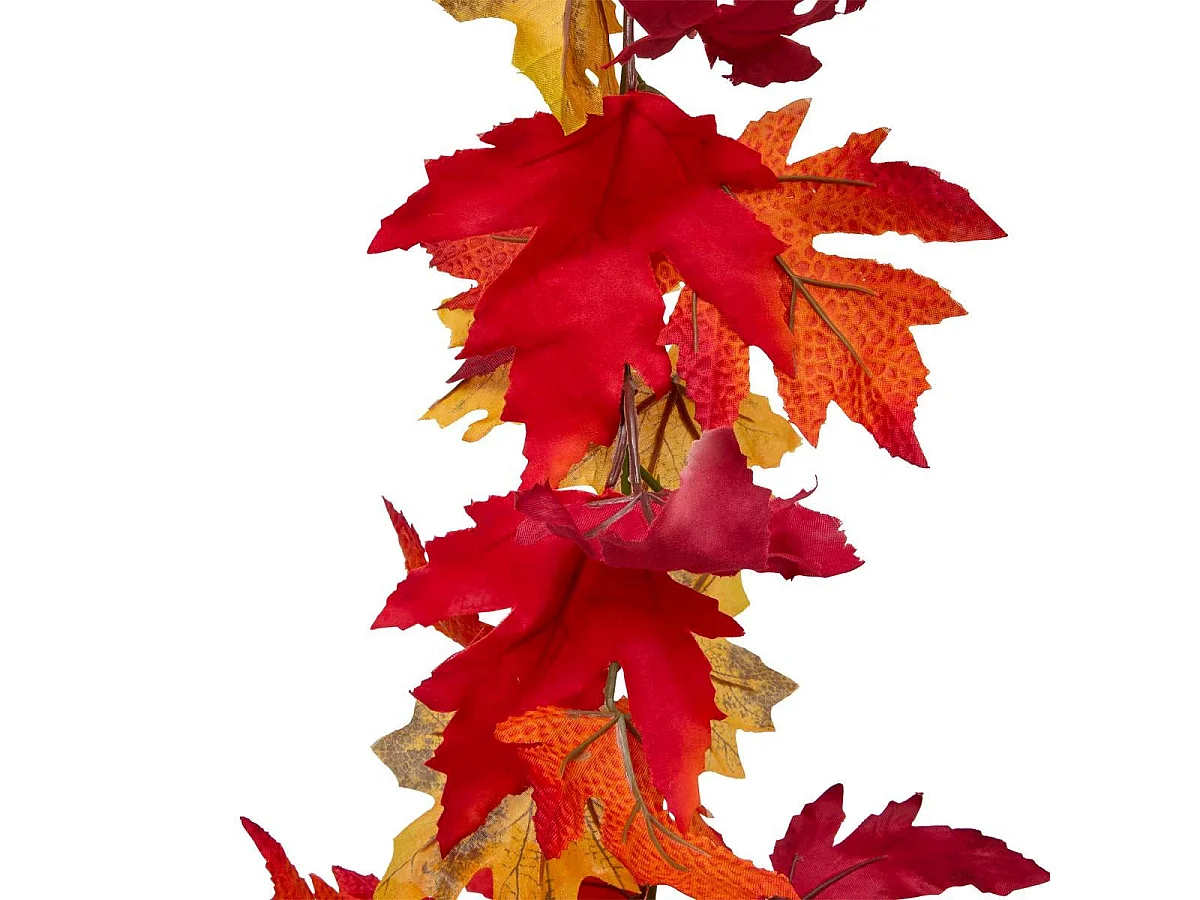 Guirlande de Feuilles Artificielles "James" 180cm Orange
