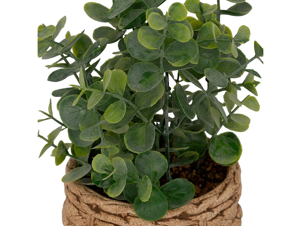 Eucalyptus Artificiel en Pot "Jaye" 27cm Vert