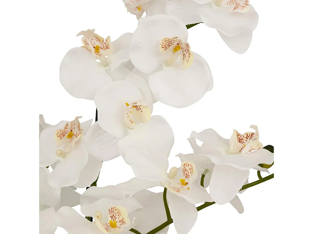 Orchidée Artificielle en Pot "Mick" 80cm Blanc