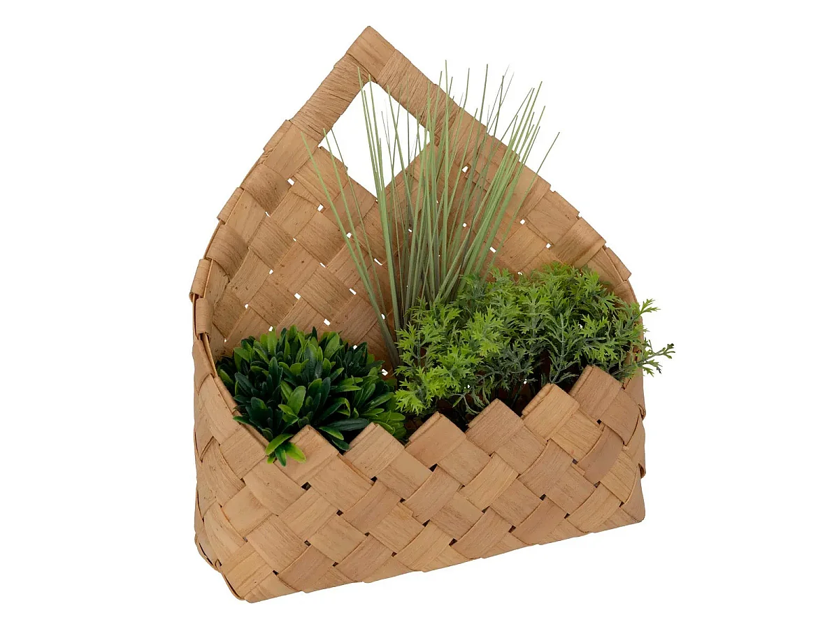 Plantes Artificielles à Suspendre "Jika" 28cm Naturel