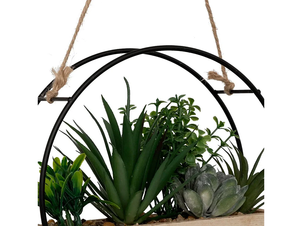 Plantes Artificielles à Suspendre "Krist" 20cm Naturel