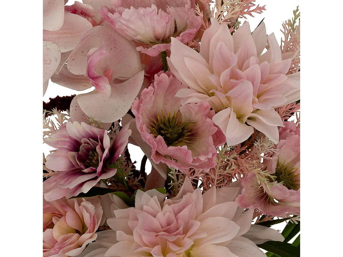 Bouquet Artificiel Composé "Wild Romance" 60cm Rose