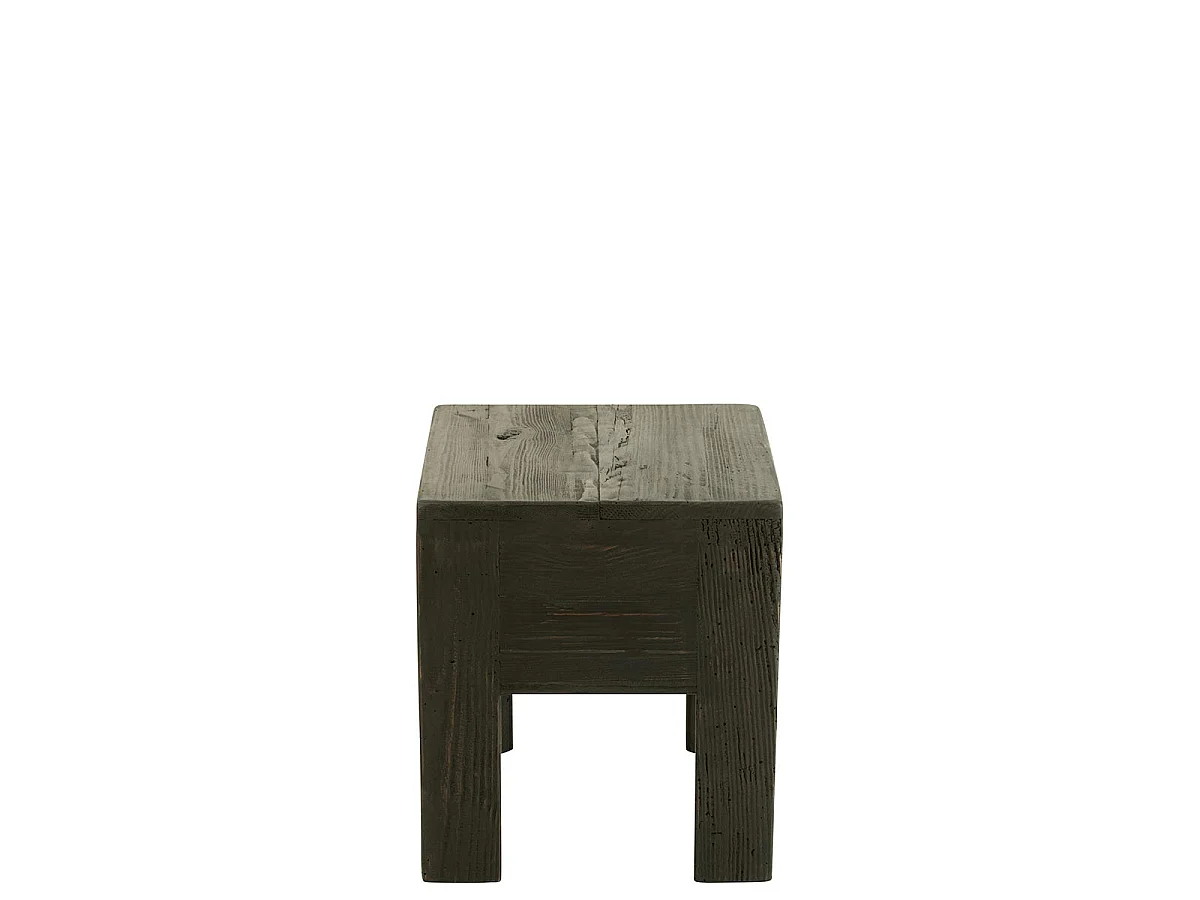 Tabouret en Bois "Will" 40cm Noir